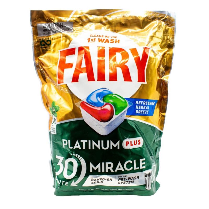 قرص ماشین ظرفشویی فیری Fairy Platinum Plus Miracle  بسته 70 عددی - Image 1