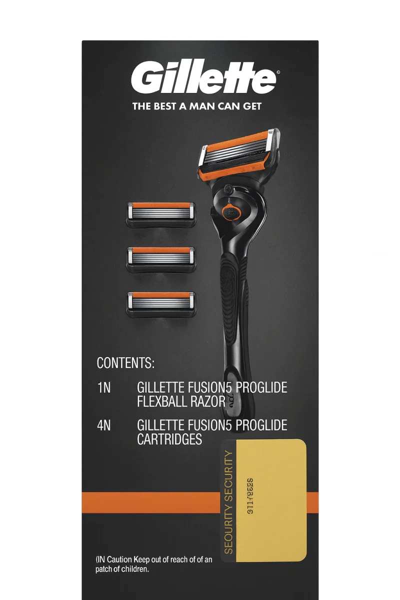 ست اصلاح ژیلت Gillette FUSION 5 PROGLIDE FLEXBALL همراه 4 تیغ یدک - Image 3