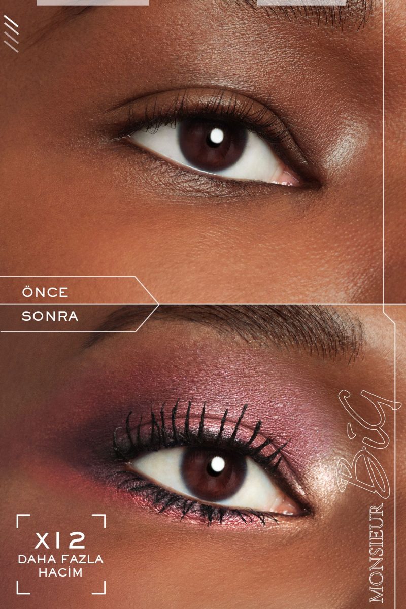 ریمل حجم دهنده تا 12 برابر لانکوم LANCOME Monsieur Big Volume Mascara - Image 11