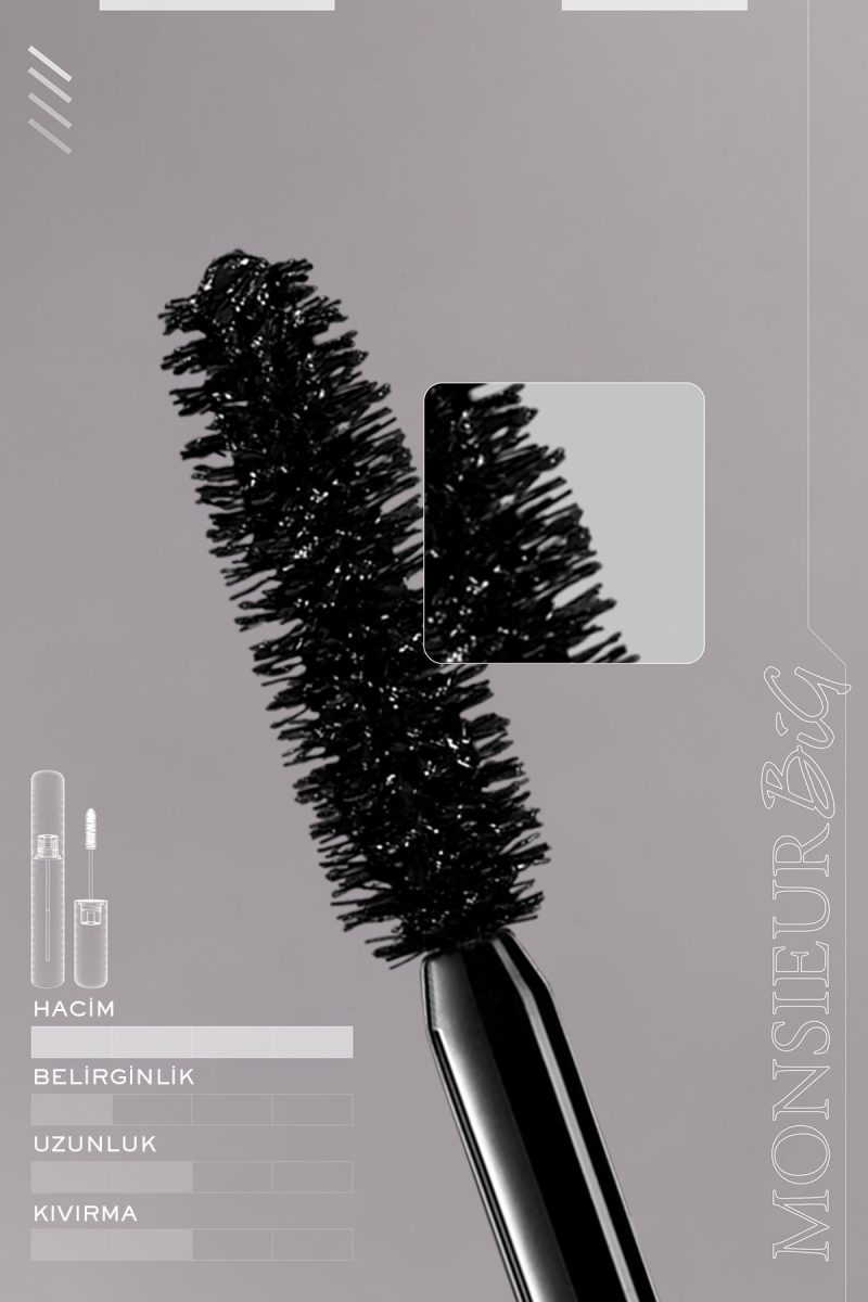 ریمل حجم دهنده تا 12 برابر لانکوم LANCOME Monsieur Big Volume Mascara - Image 2