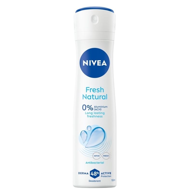 NIVEA Women ANTI TRANSPIRANT FRESH NATURAL DEODORANT SPRAY 150 ml اسپری ضد تعریق زنانه نیوآ Nivea Fresh Natural حجم 150 میل - Image 1