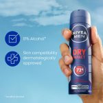 اسپری ضد تعریق مردانه نیوآ Nivea Dry Impact حجم 150 میل - Image 2