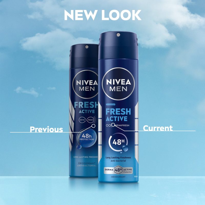 اسپری ضد تعریق مردانه نیوآ Nivea Fresh Active حجم 150 میل - Image 2