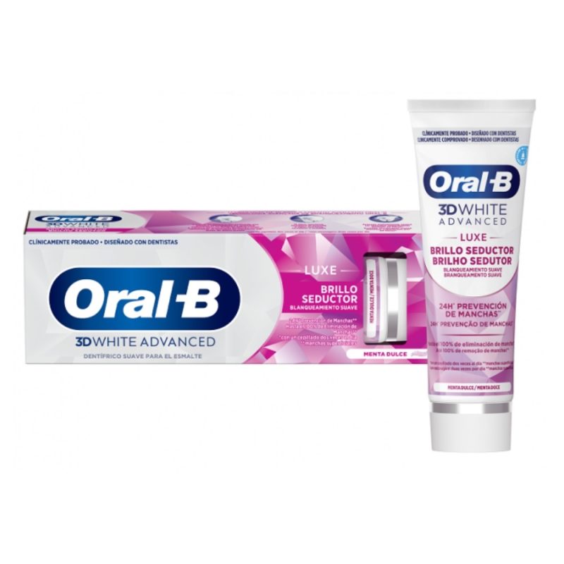 Oral-B 3D WHITE ADVANCED LUXE 75 ml خمیردندان اورال بی Oral-B 3D WHITE ADVANCED LUXE حجم 75 میل - Image 1