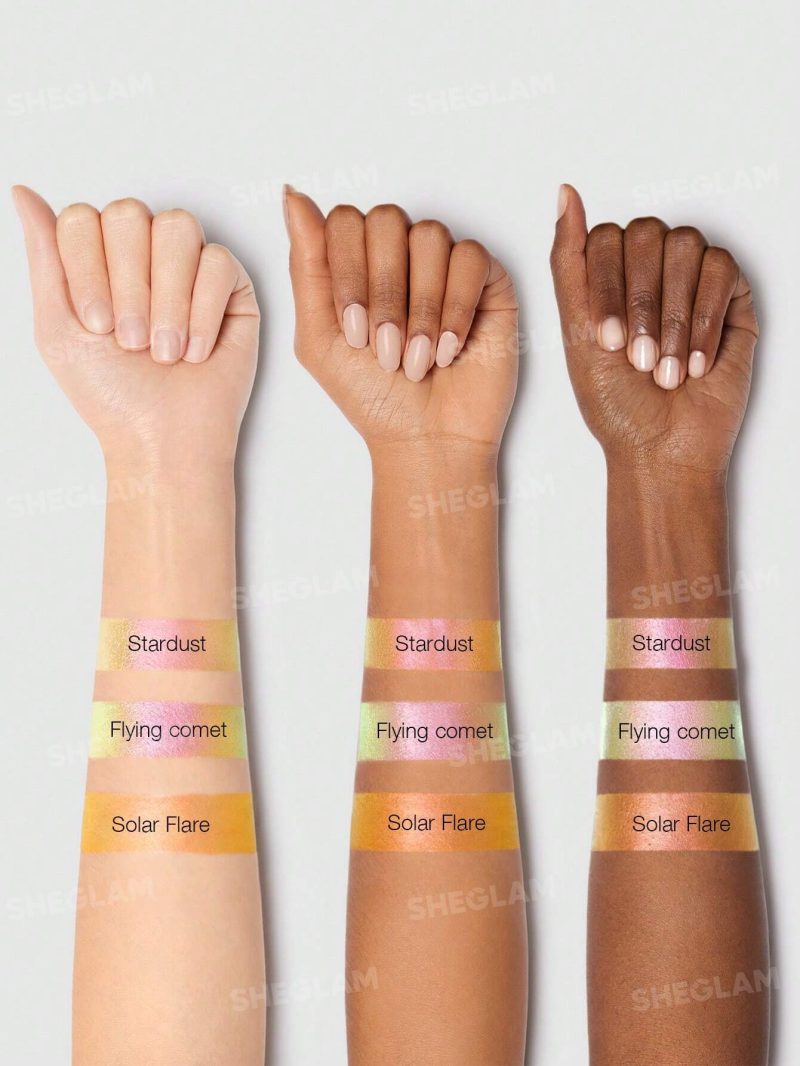 هایلایتر مایع شیگلم  SHEGLAM Chroma-Glow Bloom Liquid رنگ FLYING COMET - Image 9