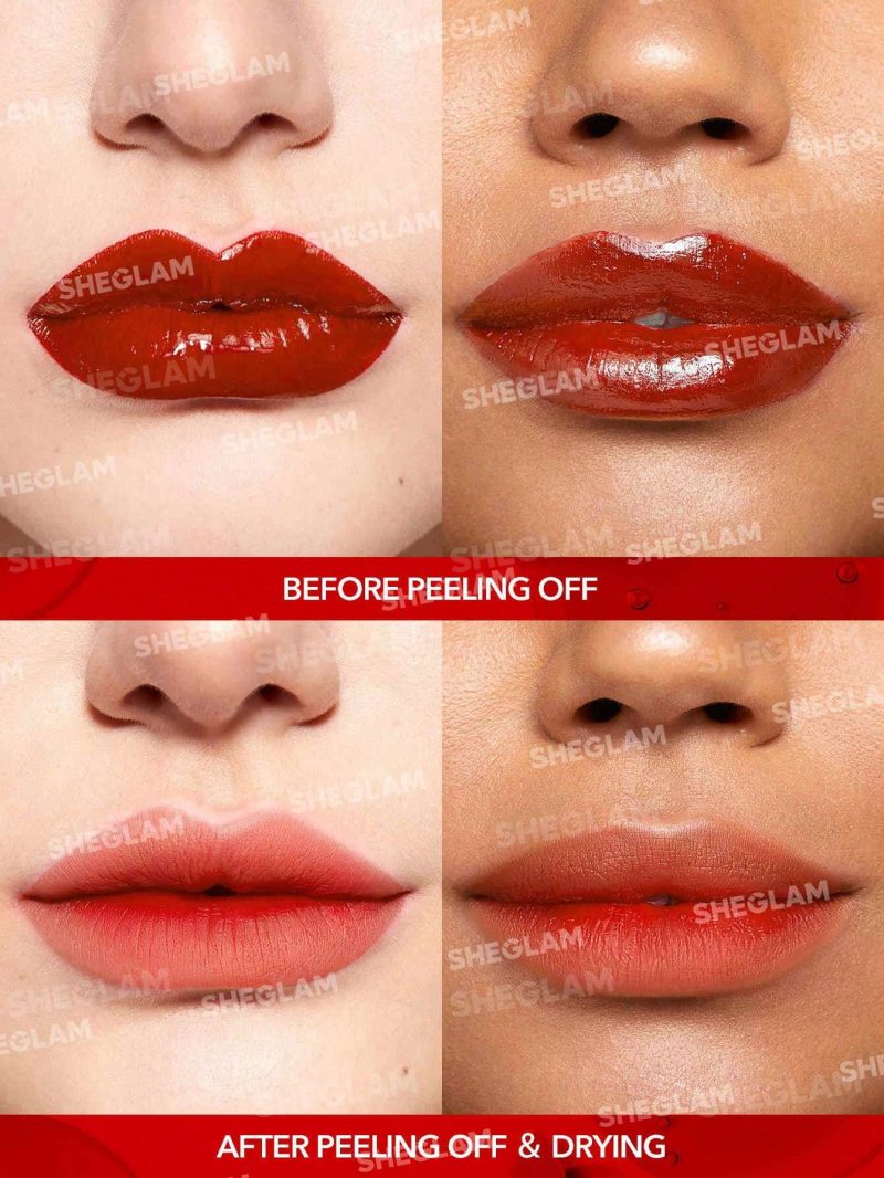 تینت لب ژله ای شیگلم Sheglam Peel Talk Lip رنگ Samesies - Image 4