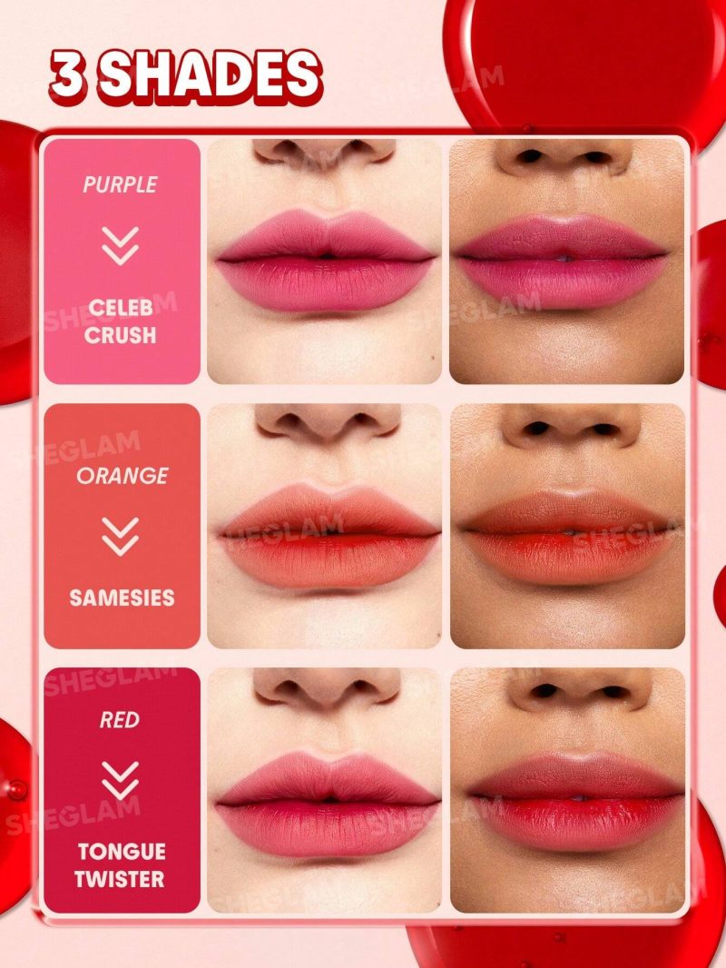 تینت لب ژله ای شیگلم Sheglam Peel Talk Lip رنگ Samesies - Image 7