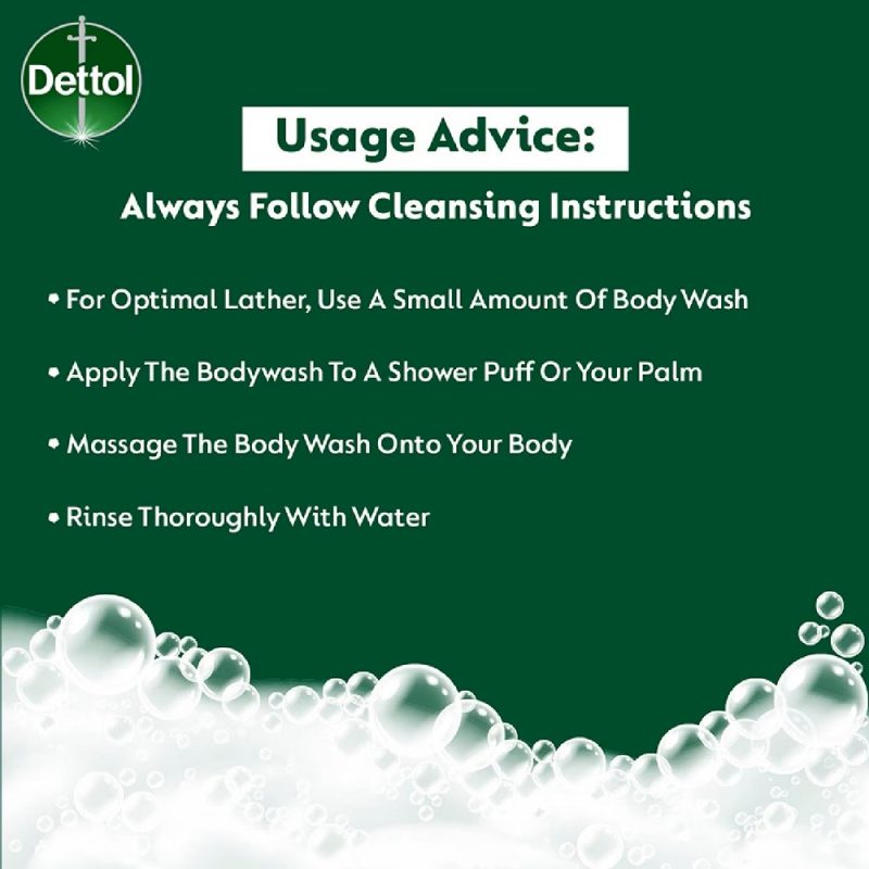 شامپو بدن ضدعفونی کننده دتول رایحه طالبی و خیار Dettol Body Wash Lasting Fresh حجم 950 میل - Image 7