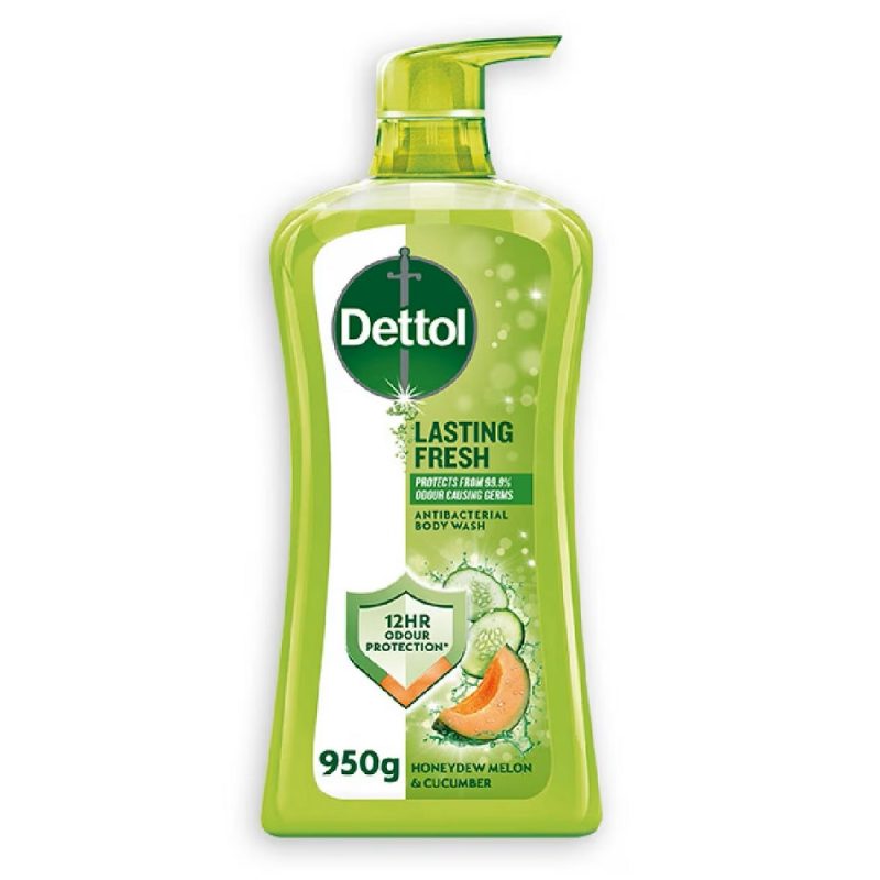 dettol Lasting Fresh Anti-Bacterial Body Wash 950ml شامپو بدن ضدعفونی کننده دتول رایحه طالبی و خیار Dettol Body Wash Lasting Fresh حجم 950 میل - Image 1