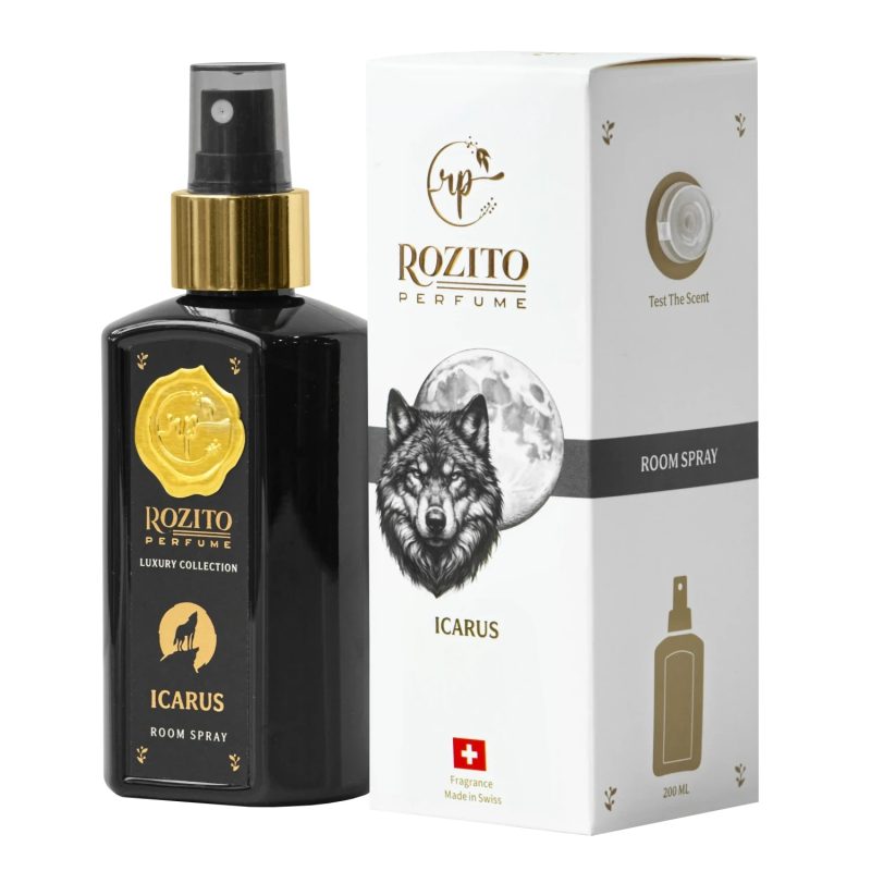 اسپری خوشبو کننده هوا رزیتو رایحه ایکاروس ROZITO ICARUS حجم 200 میل - Image 1