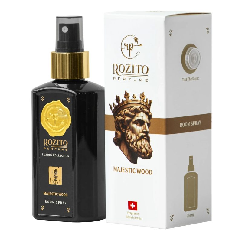 اسپری خوشبو کننده هوا رزیتو رایحه مجستیک وود ROZITO MAJESTIC WOOD حجم 200 میل - Image 1