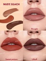 پک مینی رژ لب مایع شیگلم SHEGLAM Mini Liquid Lipstick رنگ Nude Beach - Image 2