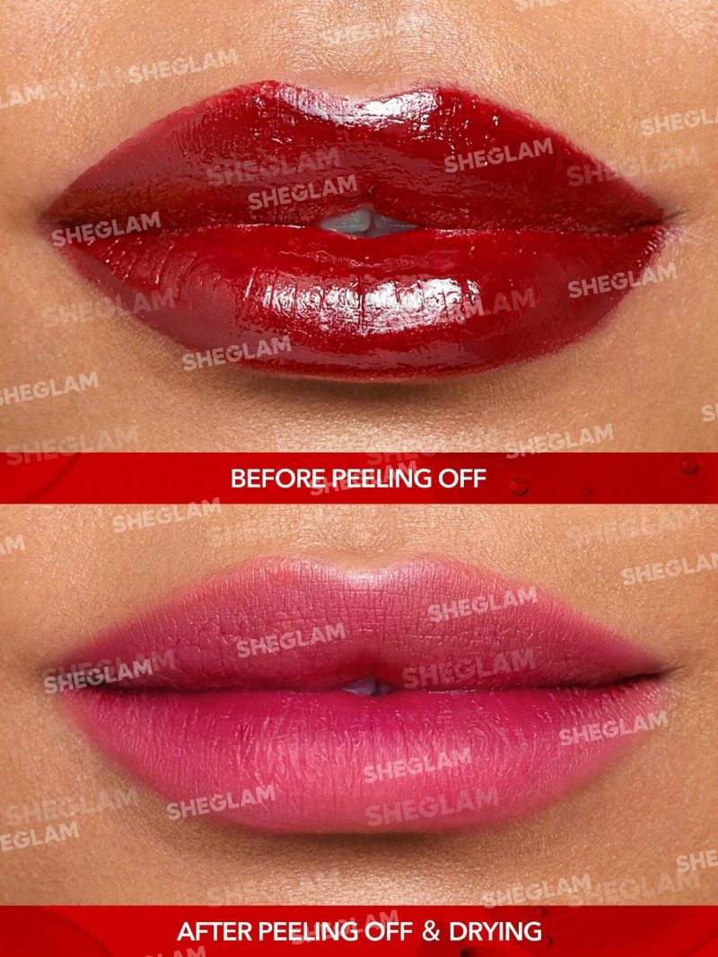 تینت لب ژله ای شیگلم Sheglam Peel Talk Lip رنگ Celeb Crush - Image 5