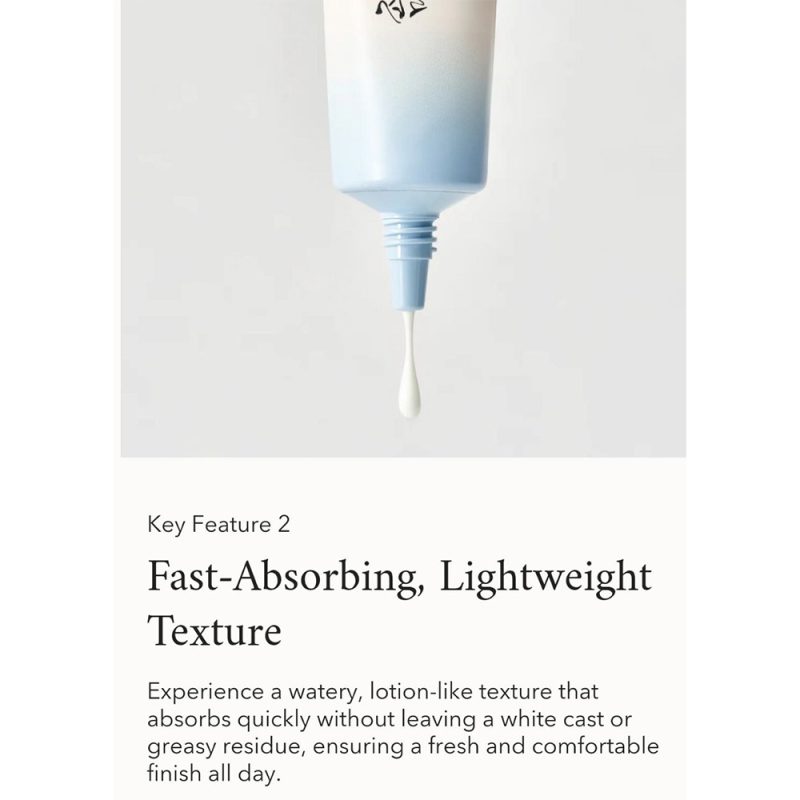 کرم ضد آفتاب برنج و پنتنول بیوتی آو جوسان Beauty of Joseon Relief Sun Aqua-Fresh Rice حجم 50 میل - Image 8