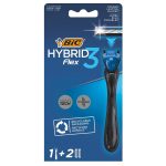 خودتراش مردانه بیک BIC HYBRID 3 Flex بسته 1 عددی + 2 تیغ یدک