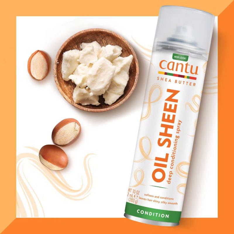 اسپری نرم‌کننده و درخشان‌کننده مو کانتو Cantu Oil Sheen Deep Conditioning حجم 283 گرم - Image 2