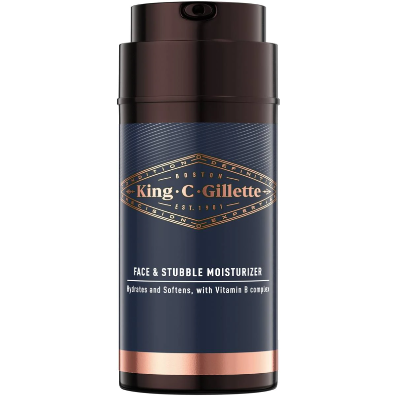 Gillette King C Beard and Stubble Moisturiser for Men 100ml مرطوب کننده صورت و ریش ژیلت King C. Gillette حجم 100 میل - Image 1