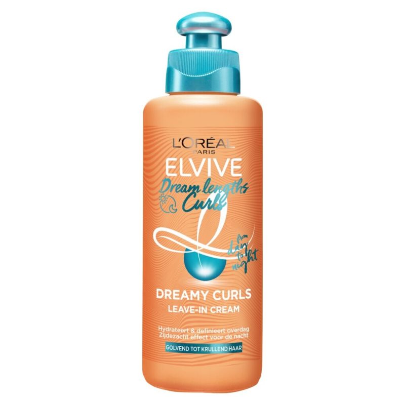L'Oréal Paris Elvive Dream Lengths Curls Leave-in Crème 200ml کرم حالتدهنده موی فر لورال LOreal Curls Leave-in Crème حجم 200 میل - Image 1