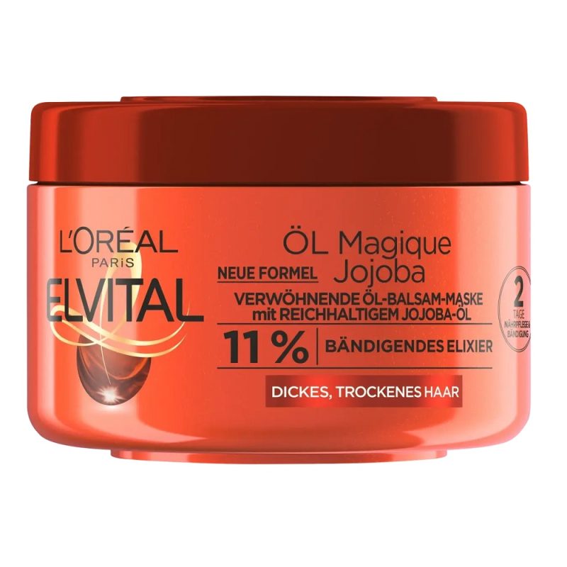 ماسک مو مناسب موهای خشک لورال Loreal حاوی روغن جوجوبا حجم 250 میل - Image 1