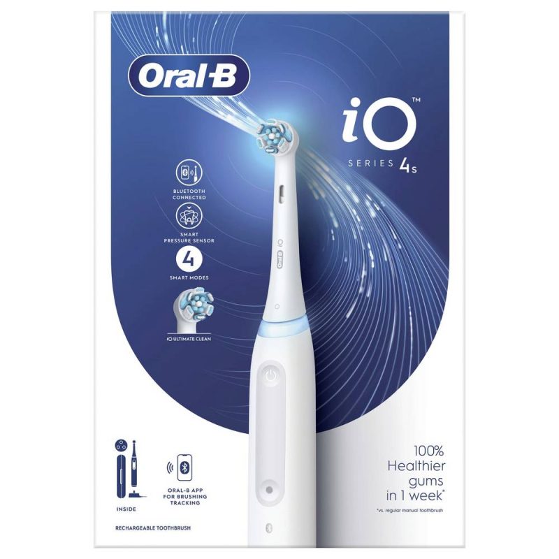 مسواک برقی اورال بی Oral-B iO series 4s رنگ سفید - Image 7