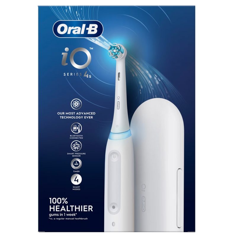 مسواک برقی اورال بی Oral-B iO series 4s رنگ سفید - Image 1