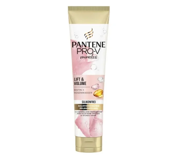 Pantene Pro-V Miracles Lift & Volume Hair Conditioner Biotin & Rose Water 200ml ماسک مو نرم کننده و حجم دهنده پنتن Pantene Pro-V Miracles Lift & Volume حجم 200 میل - Image 1