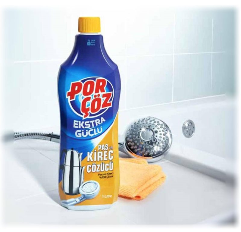 مایع جرم گیر چندمنظوره دوش آب و کتری پورچوز POR COZ حجم 1000 میل - Image 2