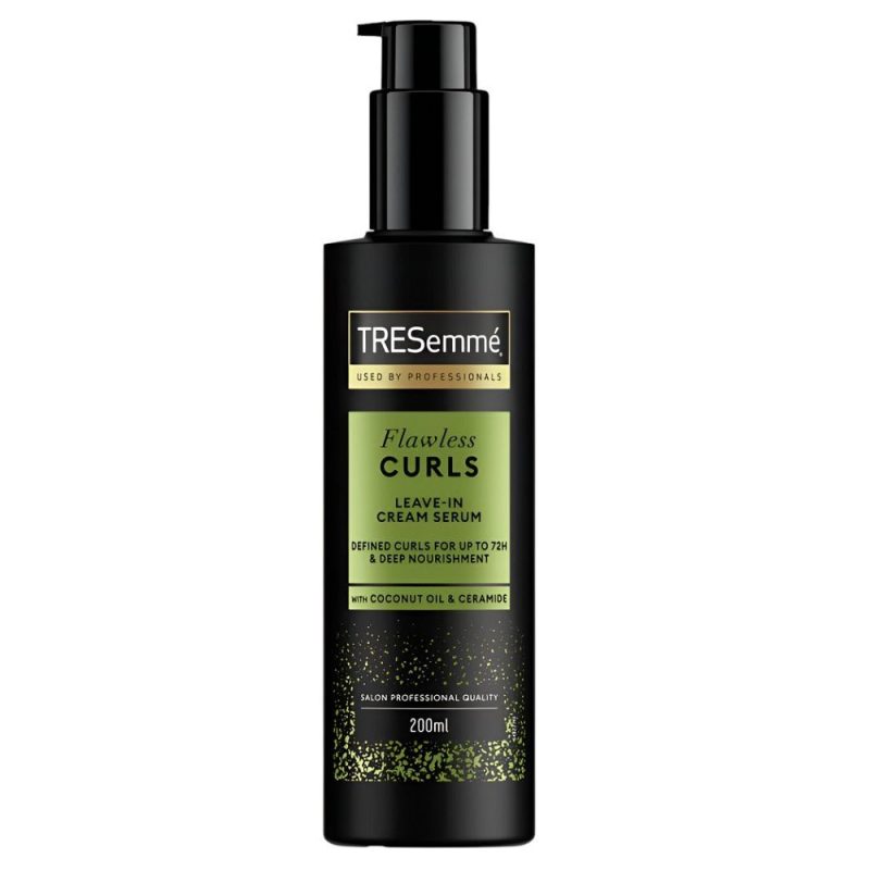 سرم کرمی حالت‌دهنده موی فر بدون نیاز به آبکشی ترزمه TreSemme curls leave-in cream serum حجم 200 میل - Image 1