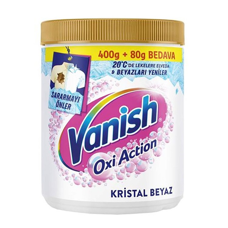 Vanish Oxi Advance 480g پودر لکه بر لباس ونیش Vanish Oxi Advance مناسب لباس های سفید حجم 480 گرمی - Image 1