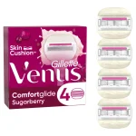 تیغ اصلاح 5 لبه بانوان ونوس Venus Comfortglide Sugarberry بسته 4 عددی - Image 2