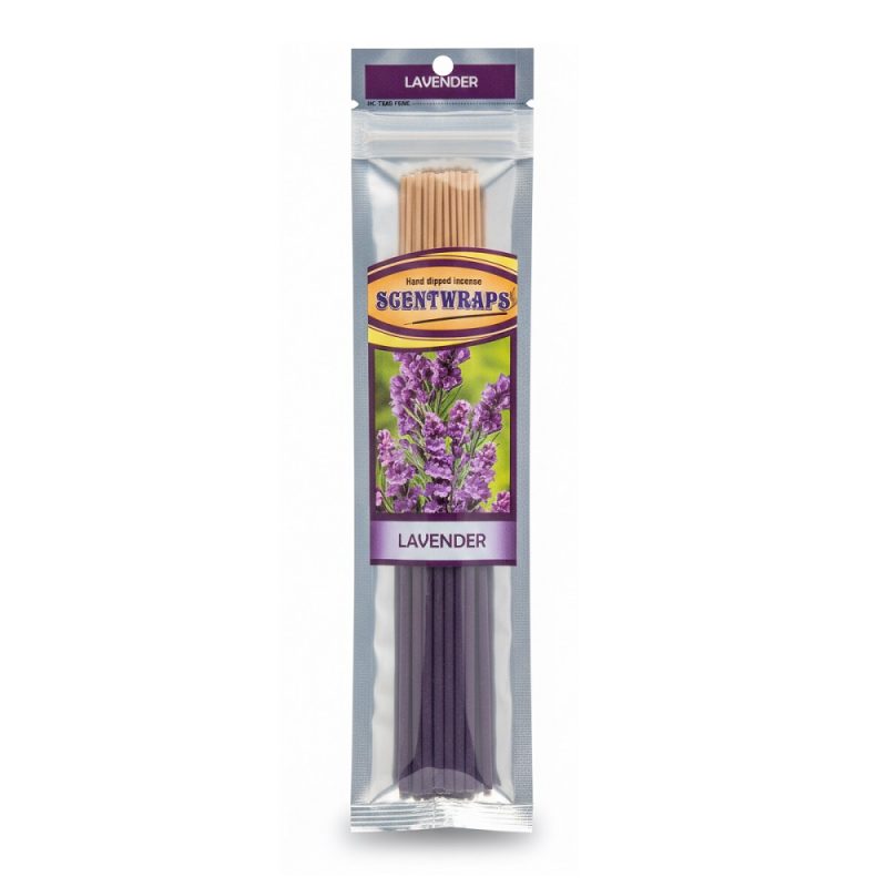 hem-sgentwraps-Lavender-12-sticks عود دستساز همِ رایحه اسطوخودوس Hem SGENTWRAPS Lavender بسته 12 عددی - Image 1