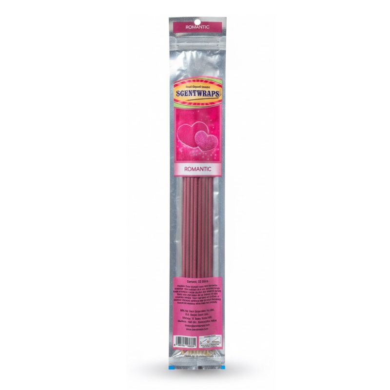 hem-sgentwraps-Romantic-12-sticks عود دستساز همِ رایحه رمانتیک Hem SGENTWRAPS Romantic بسته 12 عددی - Image 1