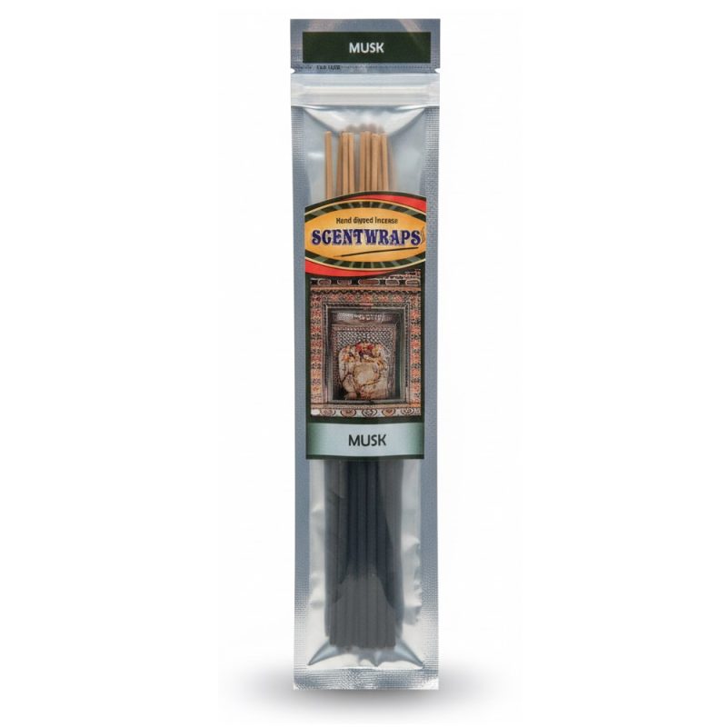 hem-sgentwraps-musk-12-sticks عود دستساز همِ Hem SGENTWRAPS MUSK بسته 12 عددی - Image 1