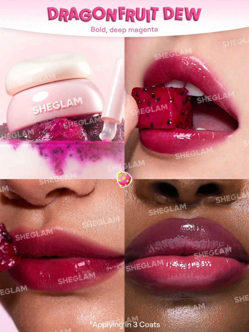 مربای لب ژله ای شیگلم Sheglam Hydra Jelly Pocket Lip Jam رنگ Dragonfruit Dew - Image 10
