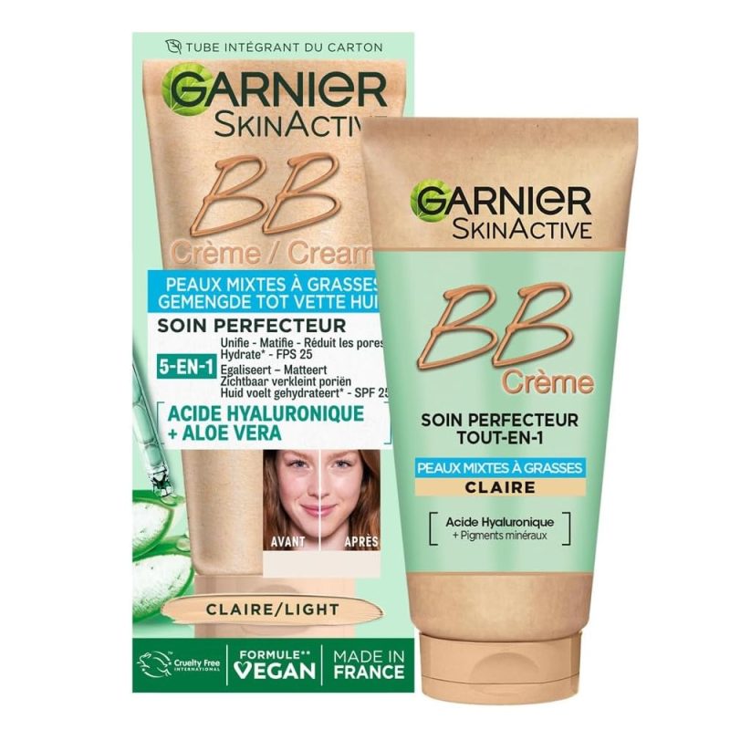 بی بی کرم گارنیه مناسب پوست مختلط و چرب Garnier BB Cream Light حجم 50 میل - Image 1