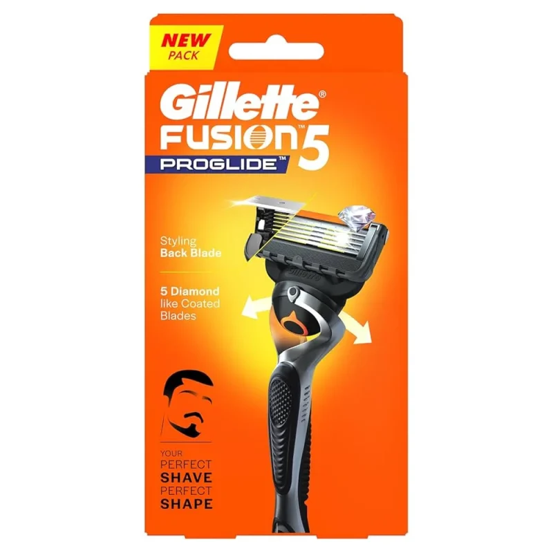 Gillette Fusion5 ProGlide Men’s Razor, Handle & 1 Blade Refill خودتراش مردانه ژیلت Gillette Fusion5 - Image 1