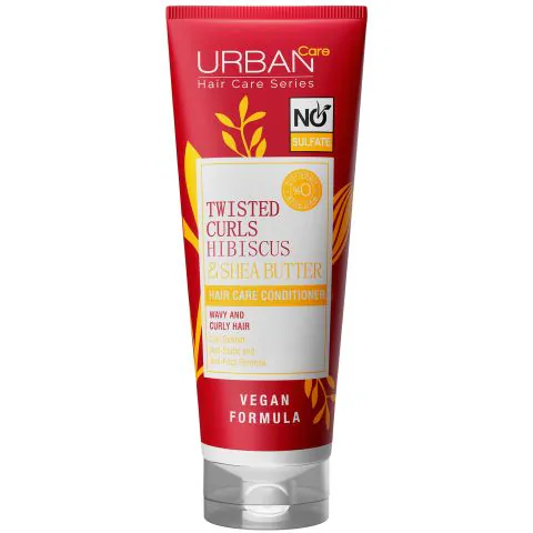 URBAN CARE HIBISCUS & SHEA BUTTER HAIR CONDITIONER 250 ML نرم کننده موی فر و مجعد اربن کر Urban Care حجم 250 میل - Image 1
