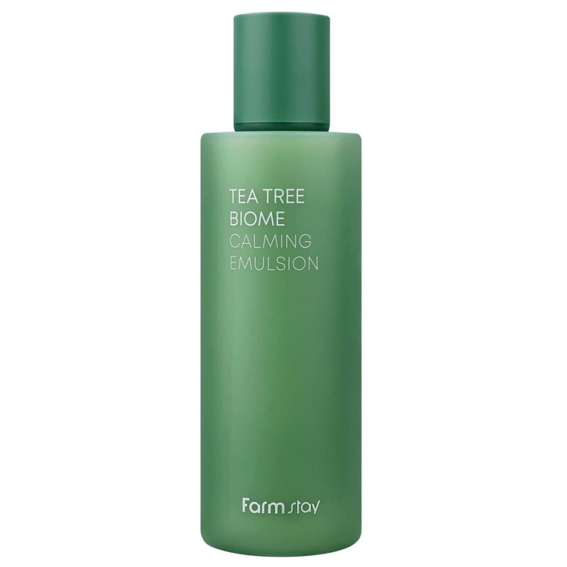 farm stay tea tree biome calming toner 200ml تونر آرامش بخش و متعادل کننده چای سبز فارم استی farm stay tea tree biome calming toner حجم 200 میل - Image 1