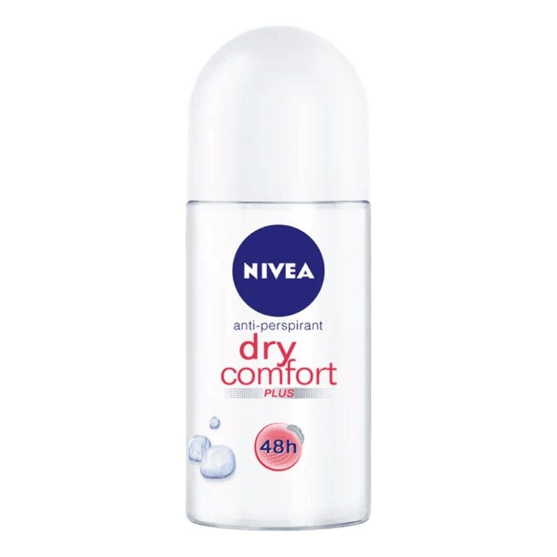 nivea-Dry-Comfort-Roll-On-50ml رول ضد تعریق زنانه نیوآ Nivea Dry Comfort حجم 50 میل - Image 1