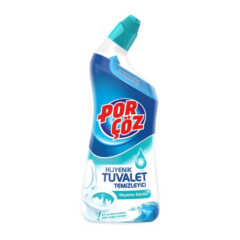 por-coz-hygienic-toilet-cleaner-ocean-750ml مایع پاک کننده سرویس بهداشتی پورچوز Por-Coz حاوی رایحه اقیانوس حجم 750 میل - Image 1