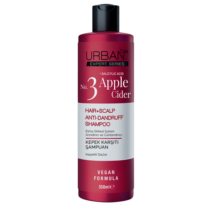 urban-care-Expert No-3-salicylic acid-anti-dandruff-hair-and-scalp-shampoo 350ml شامپو ضد شوره مو و پوست سر اربن کر Urban Care anti-dandruff Apple Cider Shampoo حجم 350 میل - Image 1
