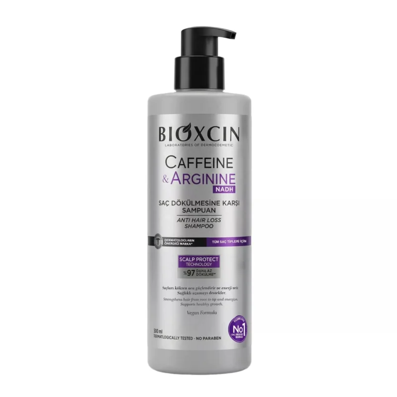 شامپو ضد ریزش مو کافئین و آرژنين بیوکسین Bioxcin حجم 500 میل - Image 1