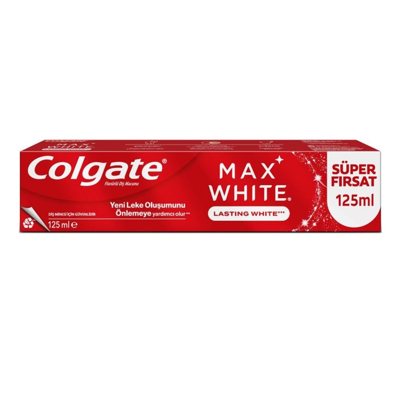 خمیر دندان سفید کننده کلگیت Colgate max white حجم ۱۲۵ میل - Image 1
