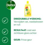 مایع تمیزکننده چندمنظوره دتول رایحه لیمو و ترنج  Dettol Power & Fresh حجم 1000 میل - Image 4