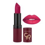 رژ لب جامد مات گلدن رز Golden Rose VELVET شماره 19