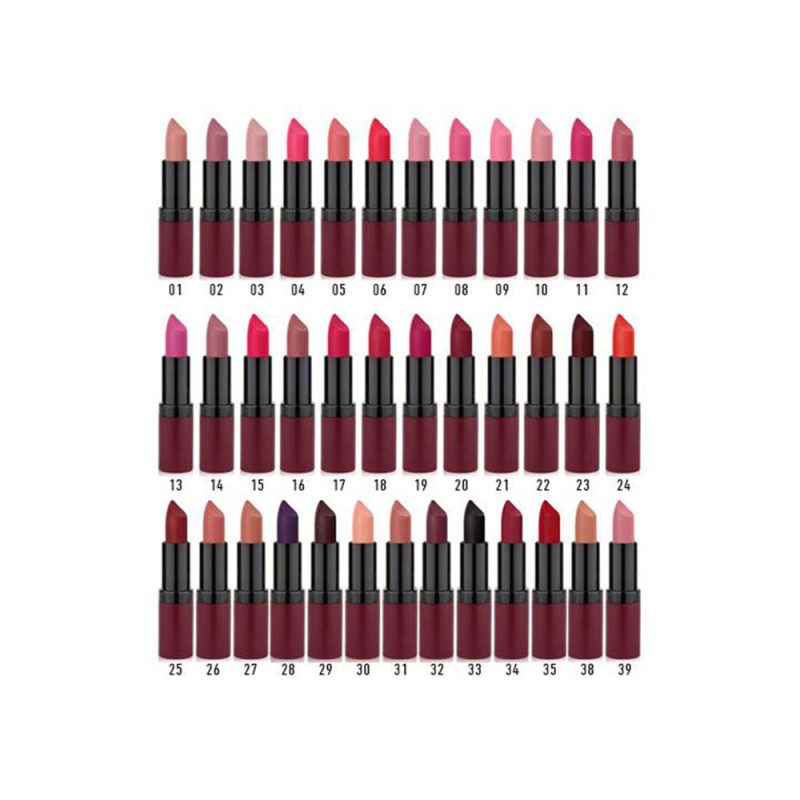 رژ لب جامد مات گلدن رز Golden Rose VELVET شماره 10 - Image 3