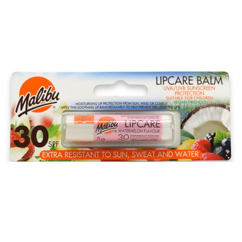 بالم لب ضدآفتاب مالیبو Malibu Strawberry طعم توت فرنگی - Image 1