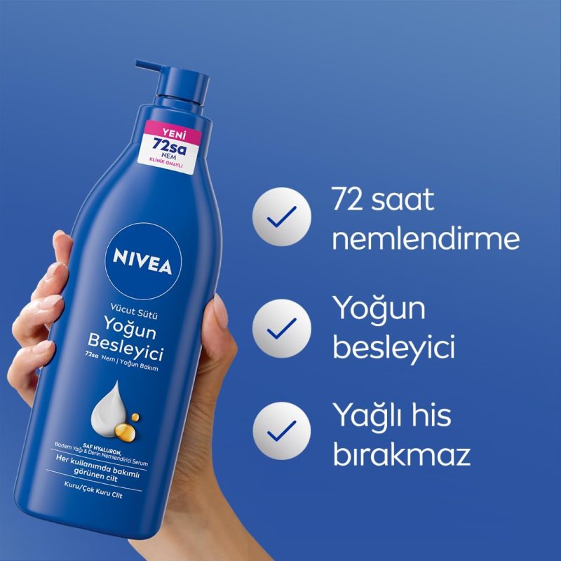 لوسیون بدن پوست خشک و خیلی خشک نیوآ Nivea body lotion حجم 400 میل - Image 4