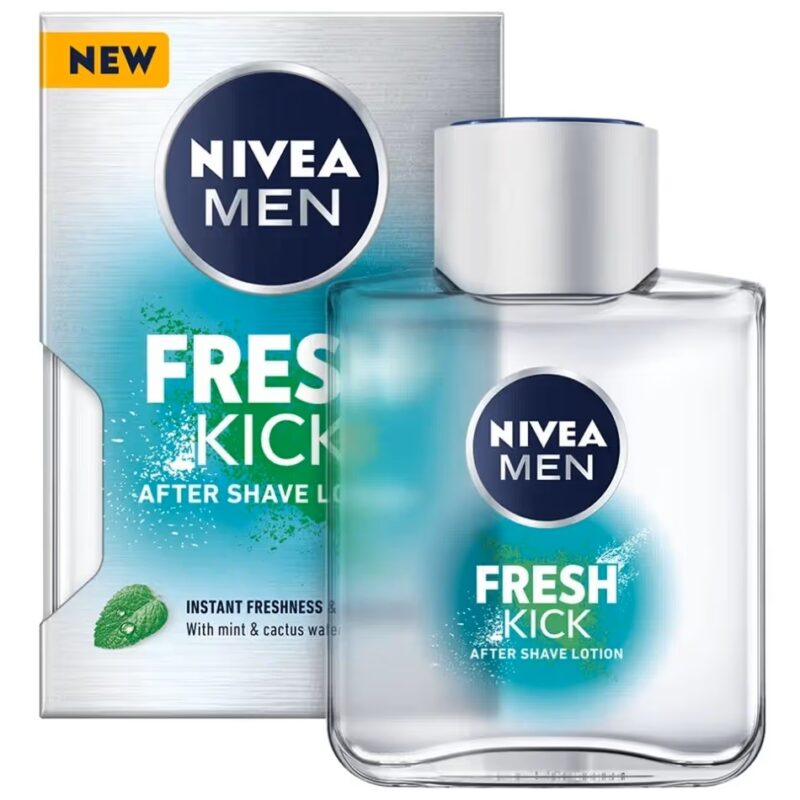 Nivea Men Fresh Kick Lotion After Shave 100ml افترشیو نیوا Nivea Fresh Kick Lotion حجم 100 میل - Image 1