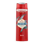 شامپو سر و بدن و صورت اولد اسپایس رایحه خنک و دریایی Old Spice Deep Sea حجم 400 میل